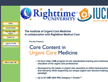 Tablet Screenshot of myrighttimecme.com